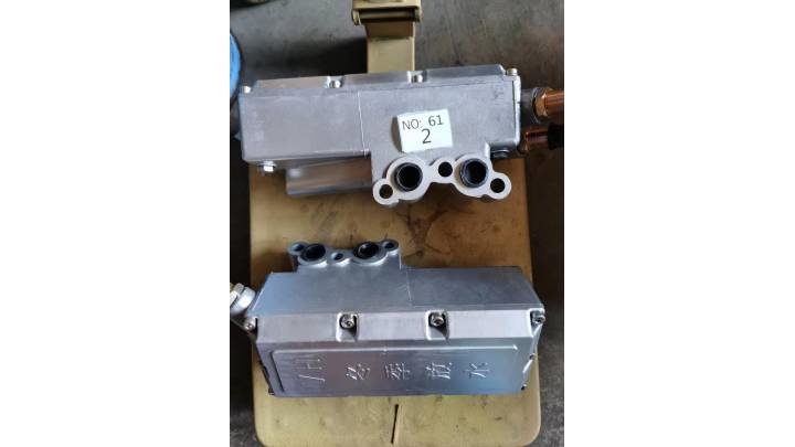 Радиатор (теплообменник) фильтра масляного для двигателя Weichai ZHAZG1, ZHBG14-A, ZH4102G41, ZHBG41