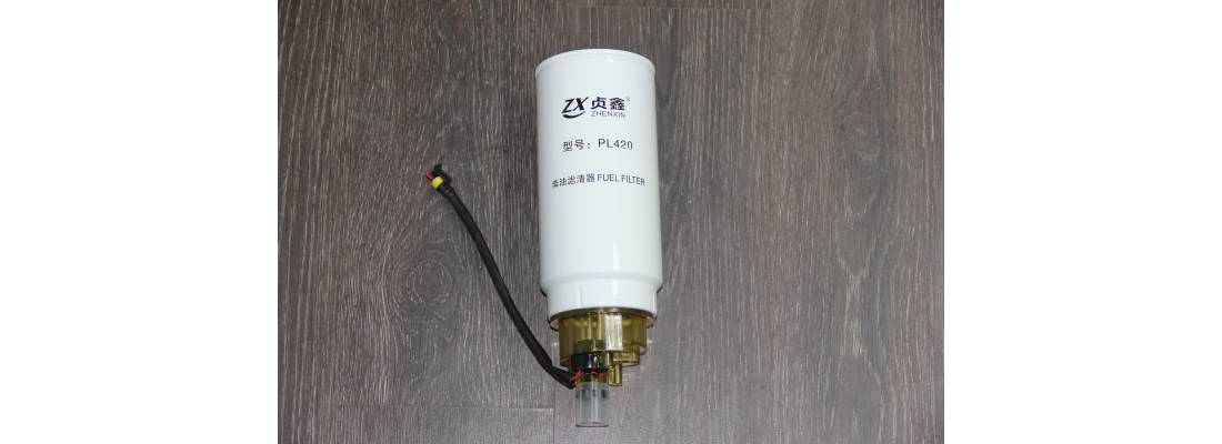Фильтр топливный грубой очистки с подогревом (двигатель Weichai WD615/WD10/WP10, Deutz) LGCE LG953, LG956L, 956FH